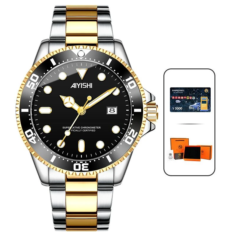 【麻雀专享】瑞士注册品牌AIYISHI爱依士全新未使用男士腕表-2089