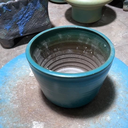 景德镇陶瓷花盆高10口12微