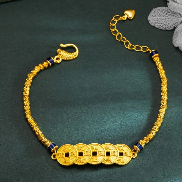 合金手镯 999古法实心优品定制送礼佳选盘缠