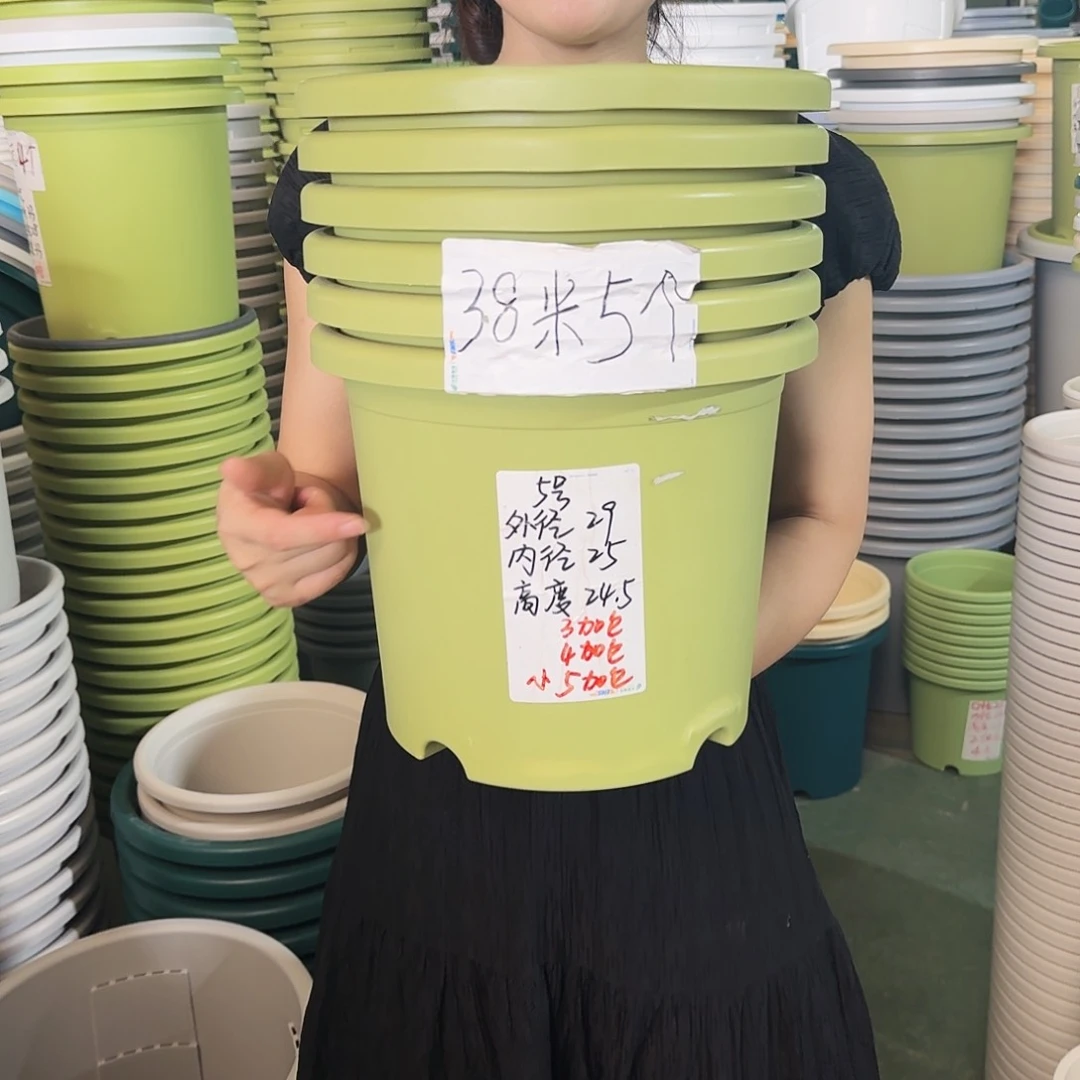 口径29高25微瑕无拖果绿5个