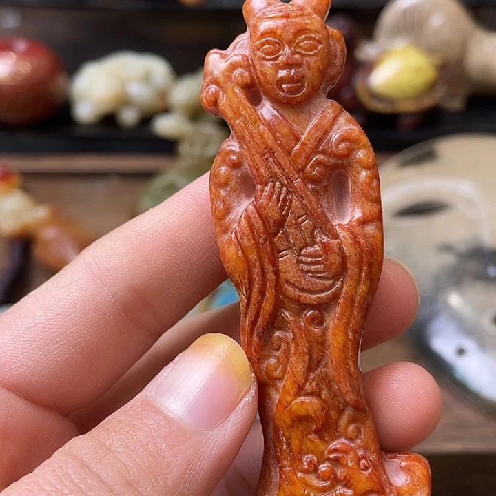 和田玉（糖玉）未镶嵌颈饰