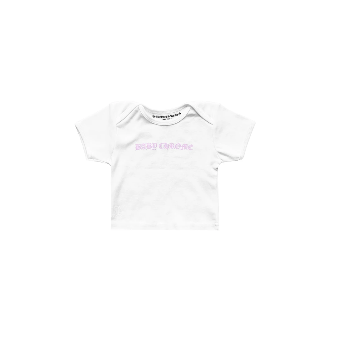 粉色字母符文短袖 童装 尺码12M