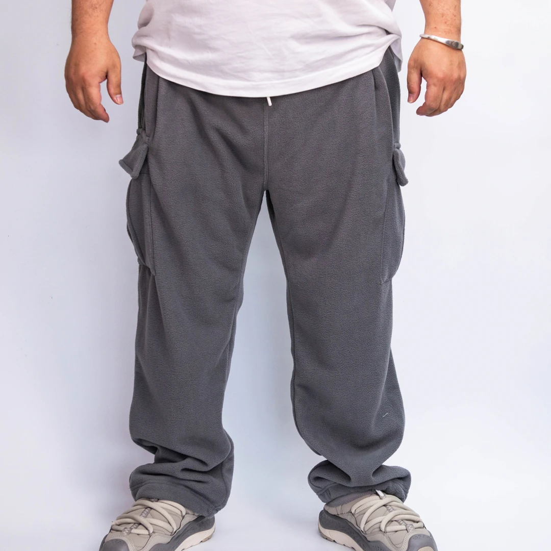 日系SFC同款抓绒工装卫裤