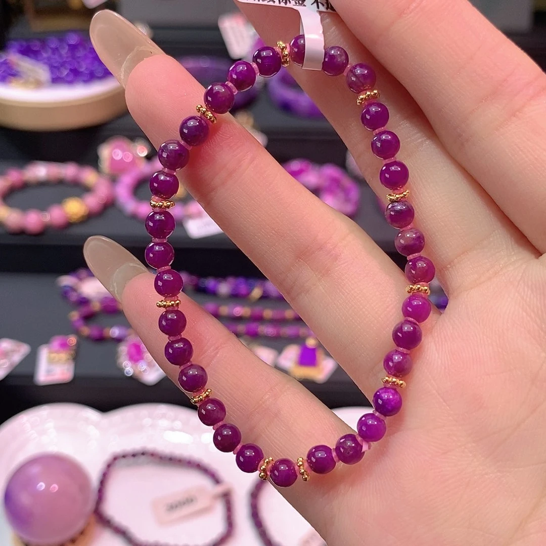 苏纪石（舒俱来）18K金镶嵌手串s****林