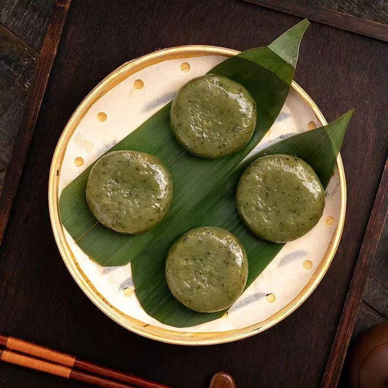 艾叶糍粑30个独立包装软糯香甜营养丰富粗粮美食湖南特产糯米糍粑