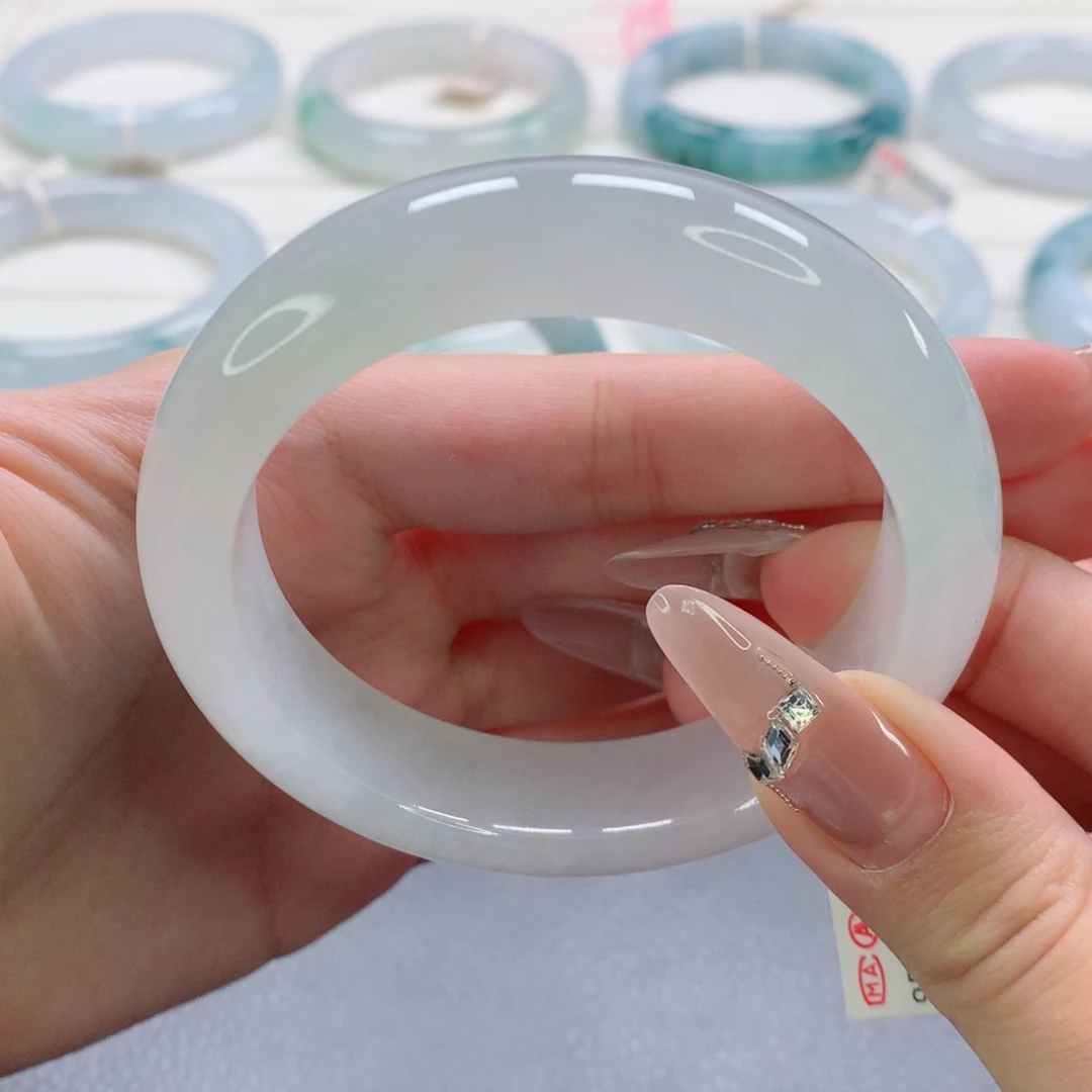 翡翠手镯未镶嵌6号-54