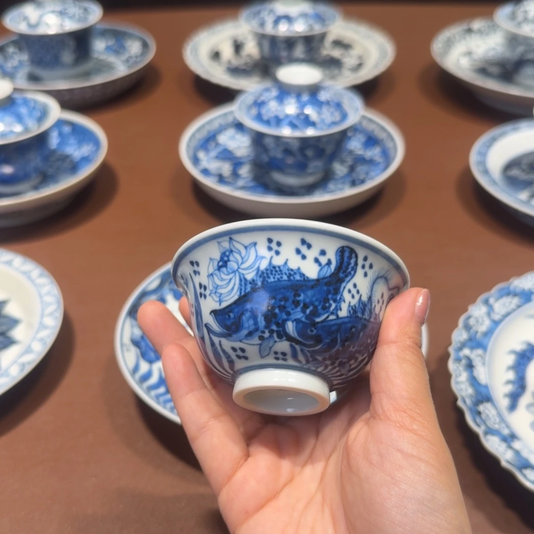 手工手绘茶具主人杯