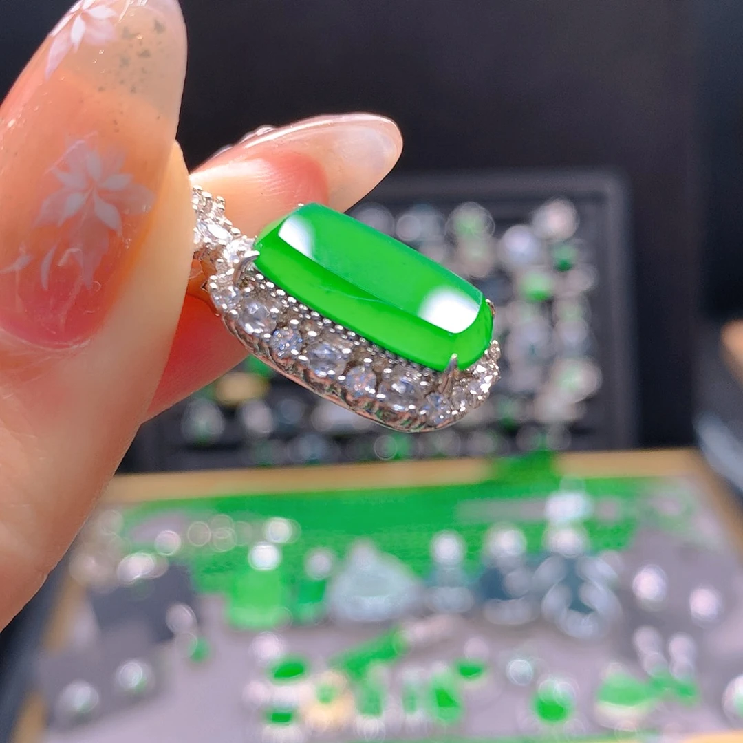 未镶嵌戒指翡翠天然翡翠