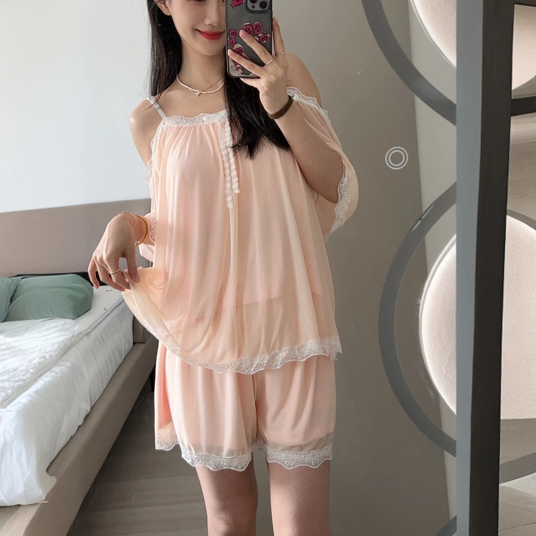 大码睡衣新款上新可爱甜美风套装
