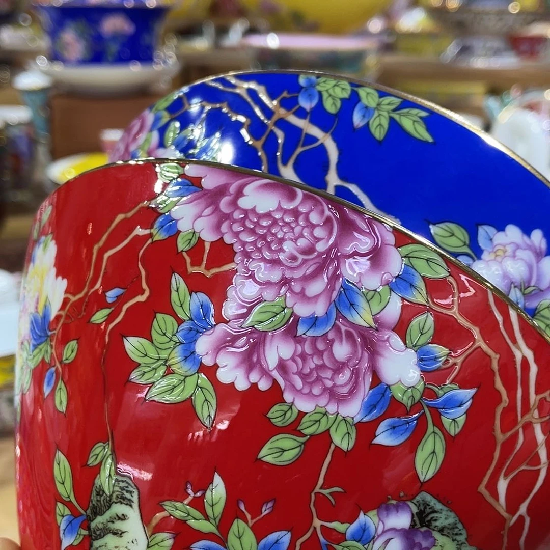 珐琅景德镇陶瓷瓷碗