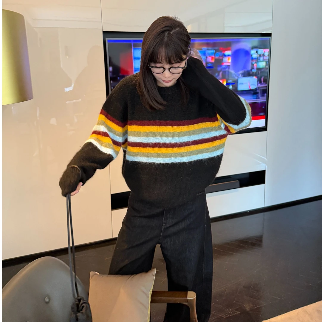 SEVENFUOO-【彩虹糖】毛衣