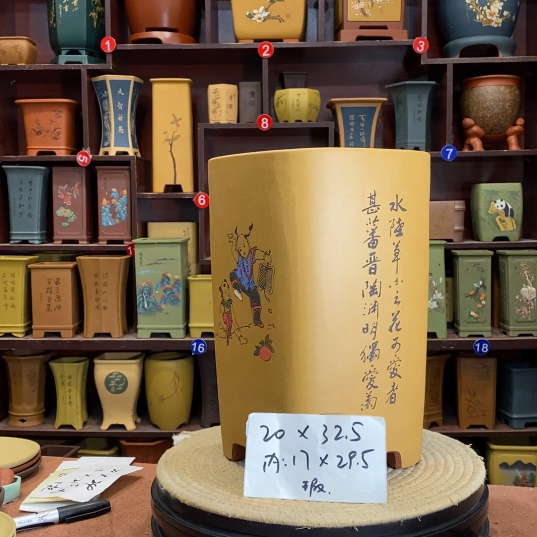 紫砂花盆紫砂花盆