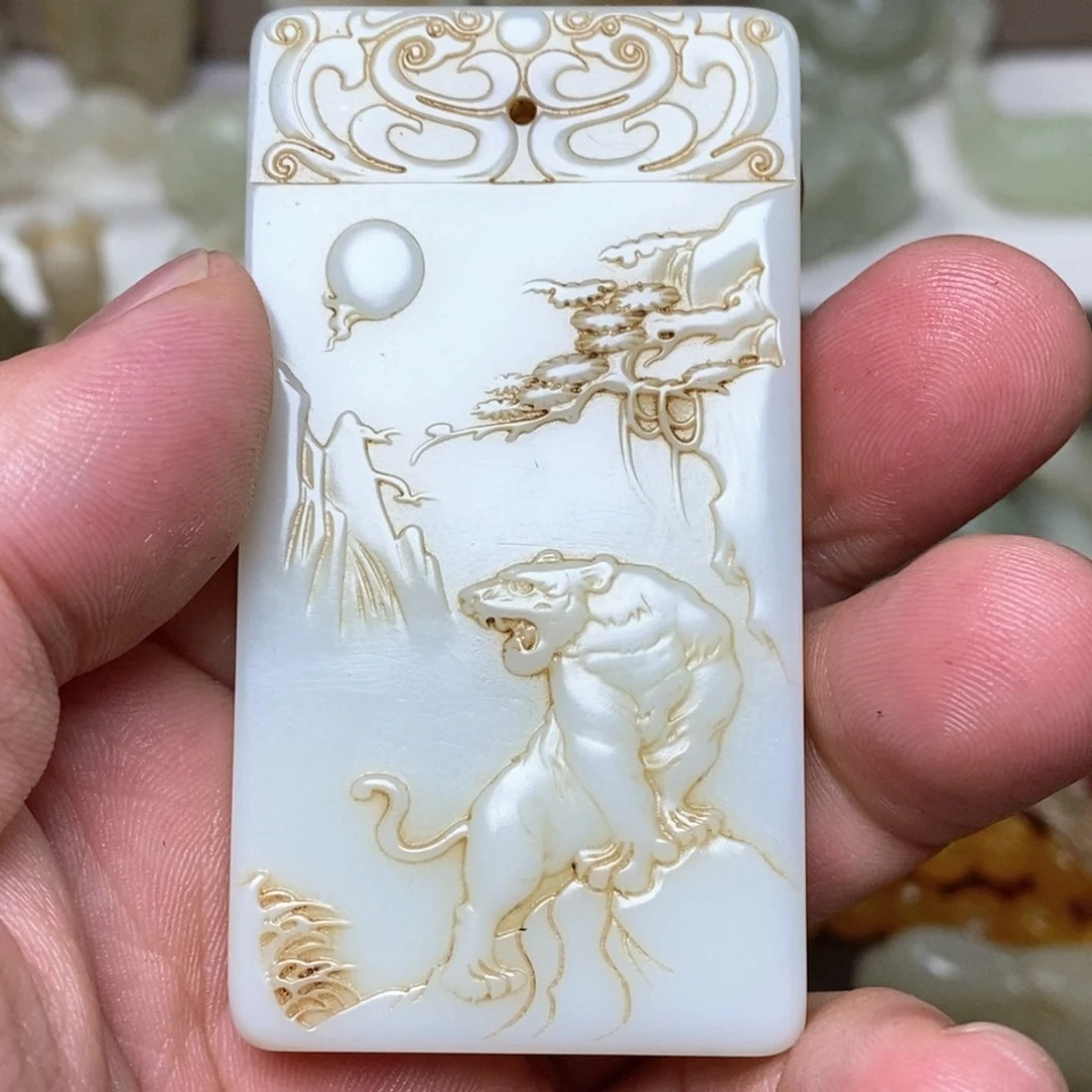 和田玉颈饰未镶嵌t**q