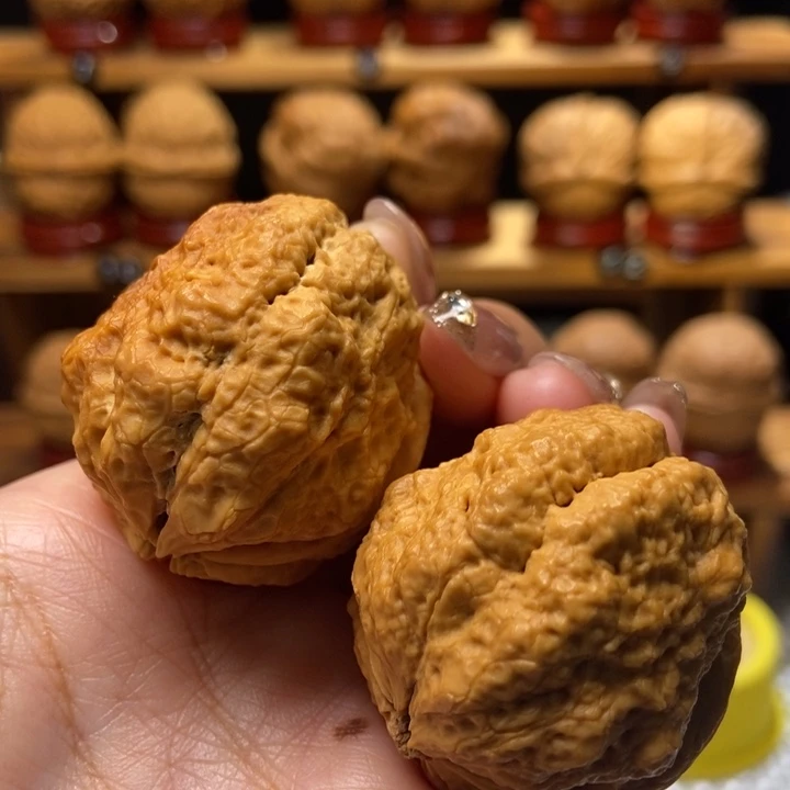 吊坠文玩核桃饕餮34