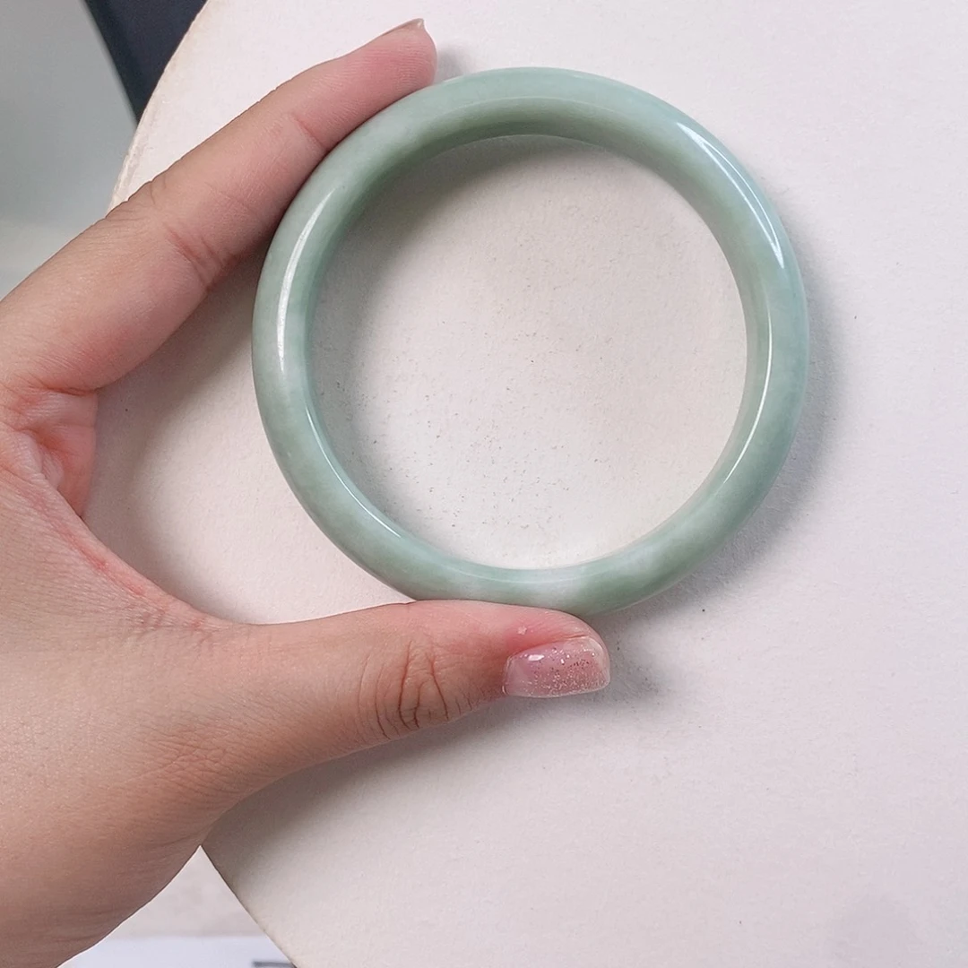 蓝田玉（蛇纹石化大理石玉）手镯未镶嵌