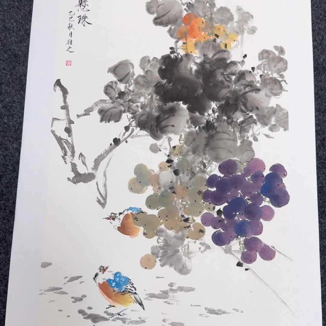 国画国画作品山水花鸟纯手绘