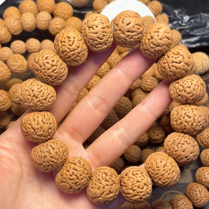 洋***懿桃核手串桃核手串21+磨盘
