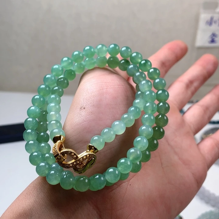 定制翡翠未镶嵌缅甸翡翠a货卡6.7