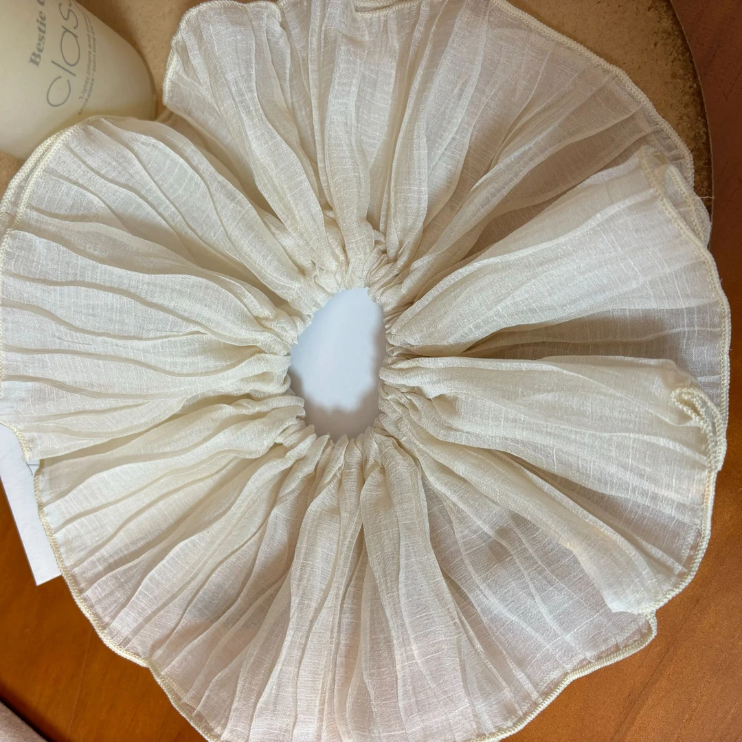 A1184/韩版网纱双层超大直径发圈