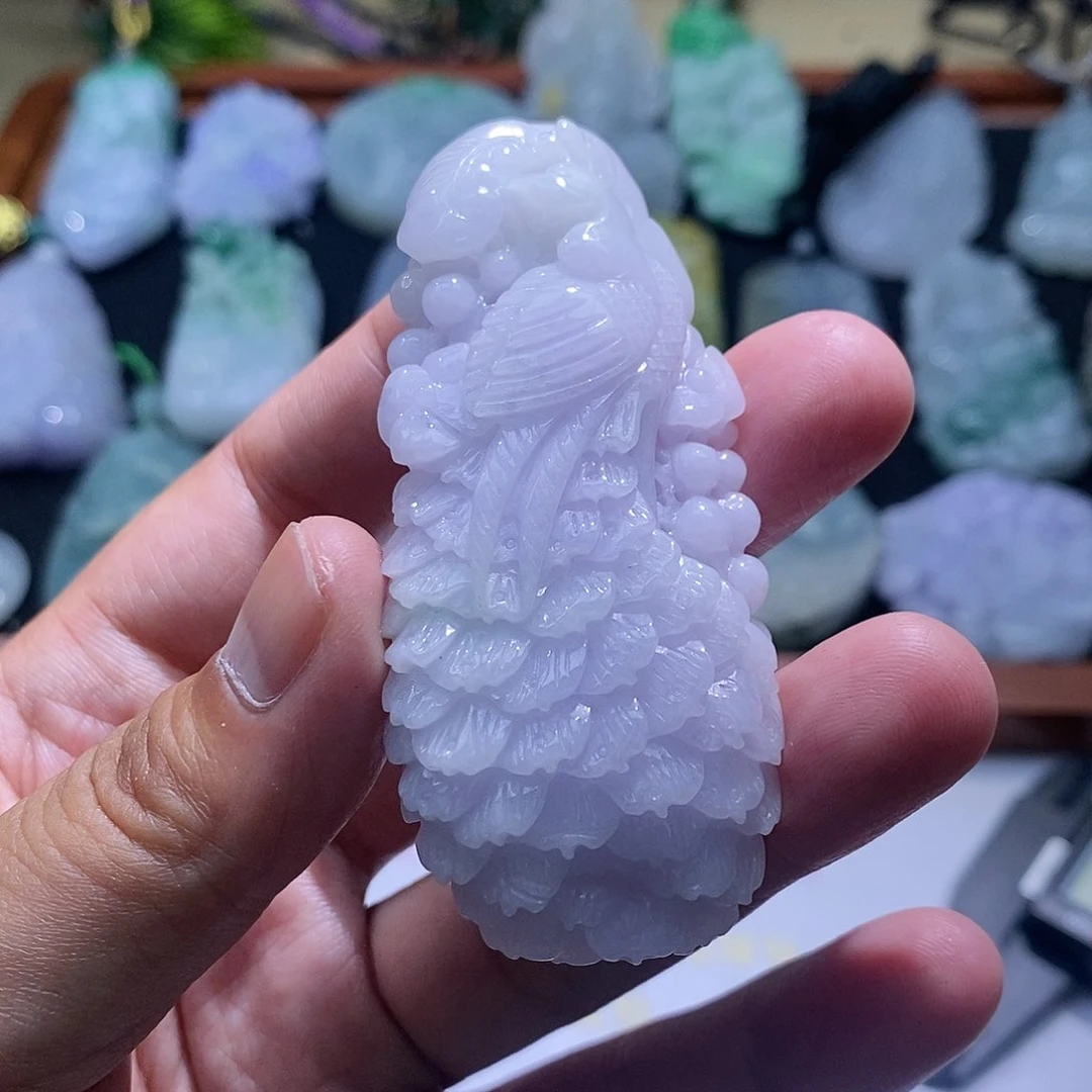 【闪购商品】翡翠颈饰未镶嵌凤凰