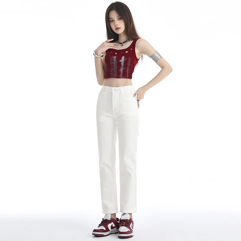 2025春季好货三防直筒裤丨防油防脏防水新款宽松显瘦弹力直筒牛仔