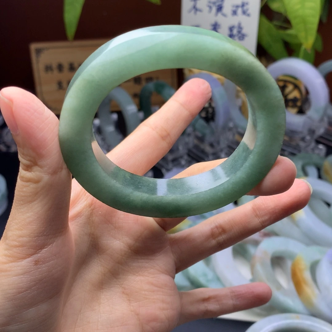 定制翡翠定制手镯未镶嵌定制贵妃52-56
