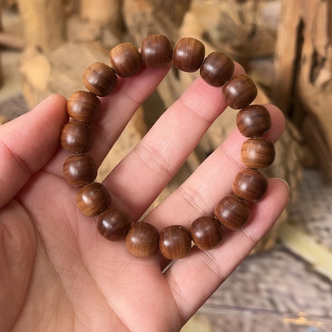 檀香木其他老山檀香龙鳞11-12横纹单圈