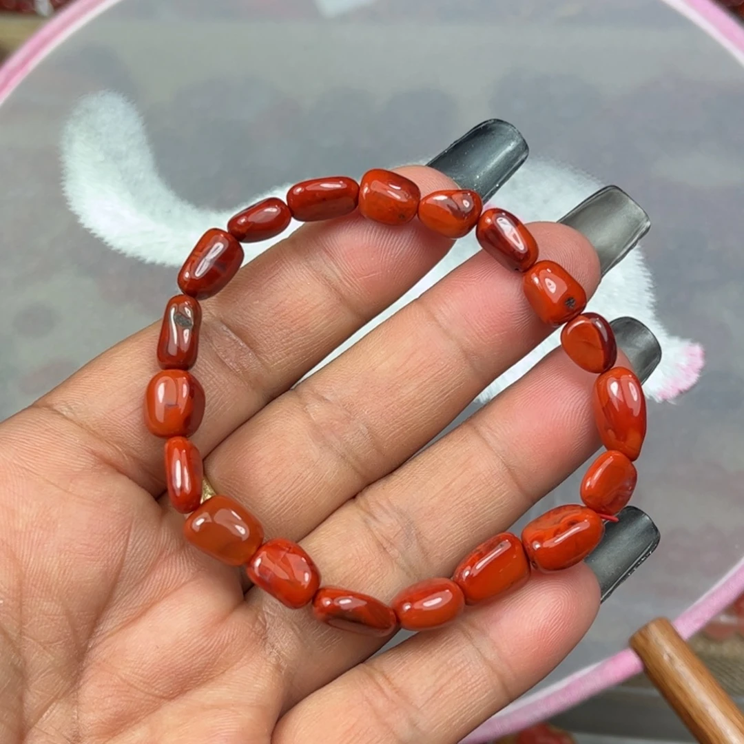 南红玛瑙未镶嵌手串