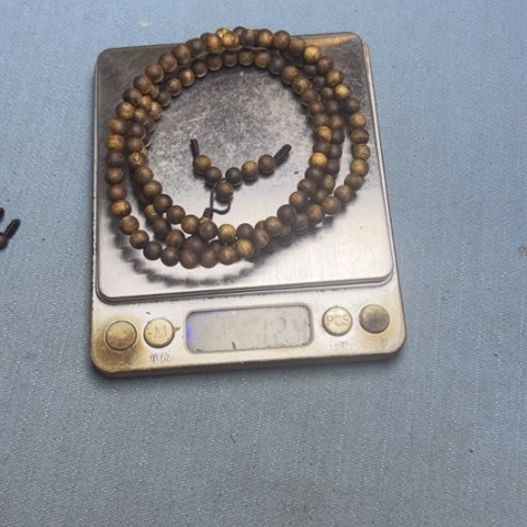 沉香手串文*沉香白奇