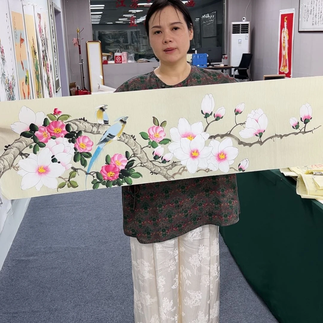 国画宣纸国画纯手绘作品