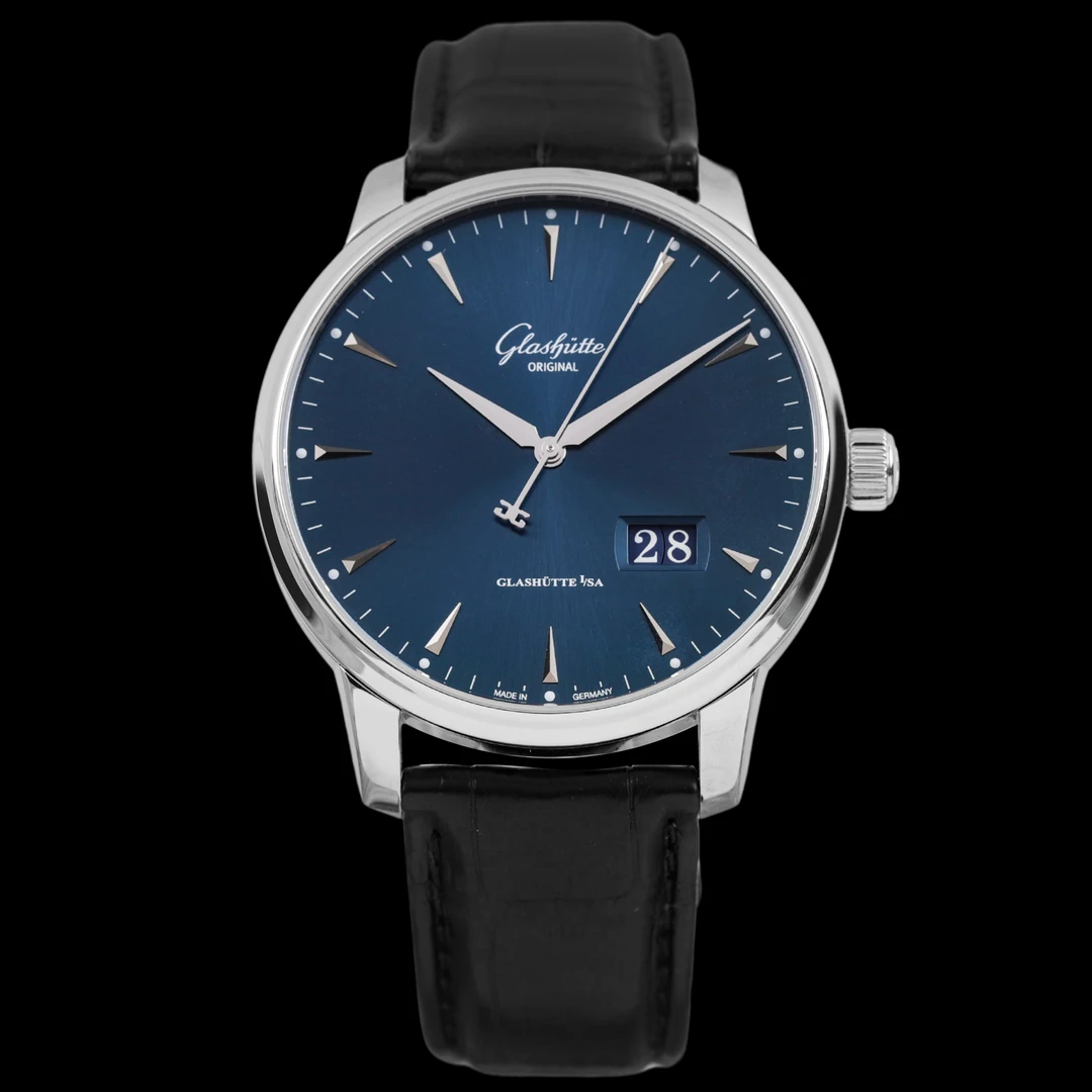 99新 Glashutte/格拉苏蒂 大牛/全套未使用/议员13603040230/
