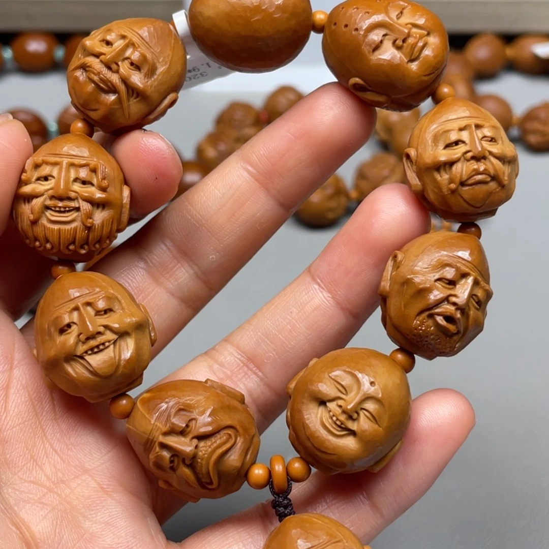 橄榄核吊坠十八罗汉