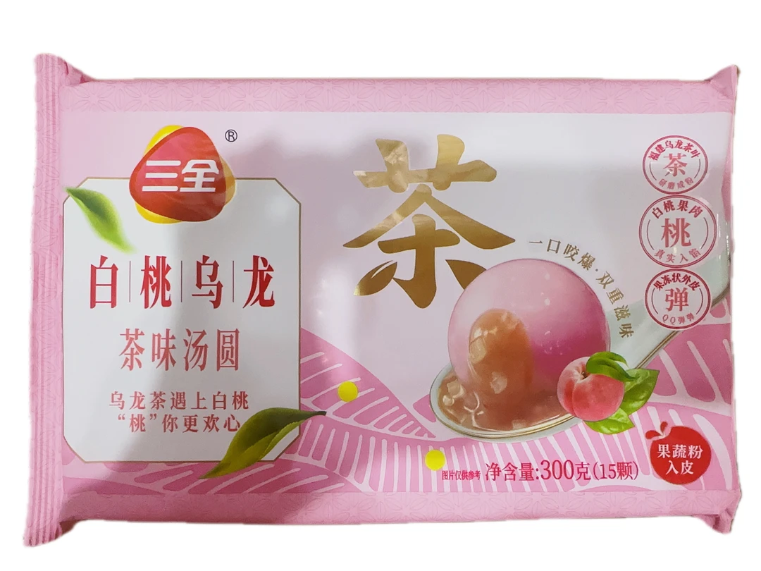 三全白桃乌龙茶汤圆300g