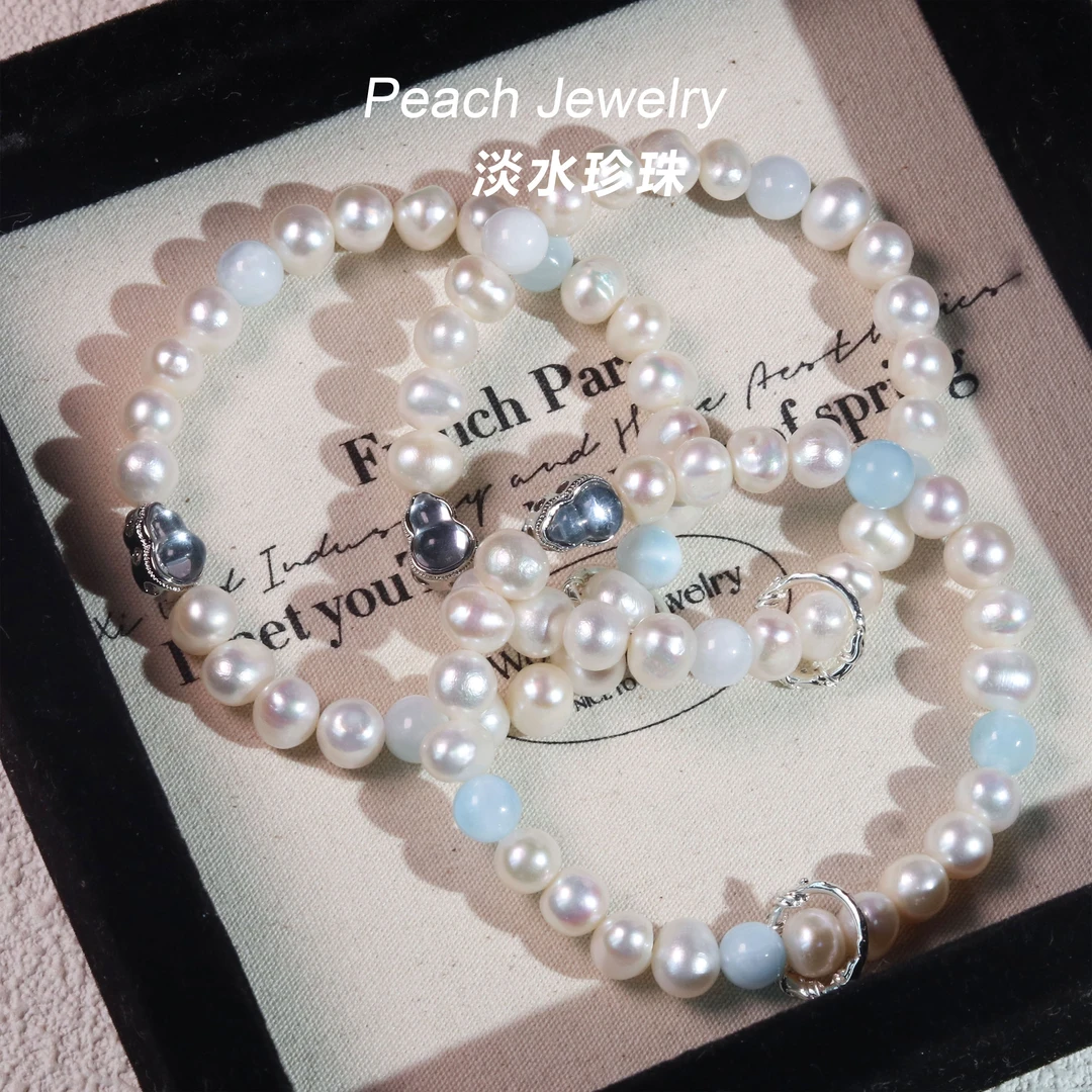 淡水珍珠葫芦手链 Q1751  多样性发颜色微差 发货件数一