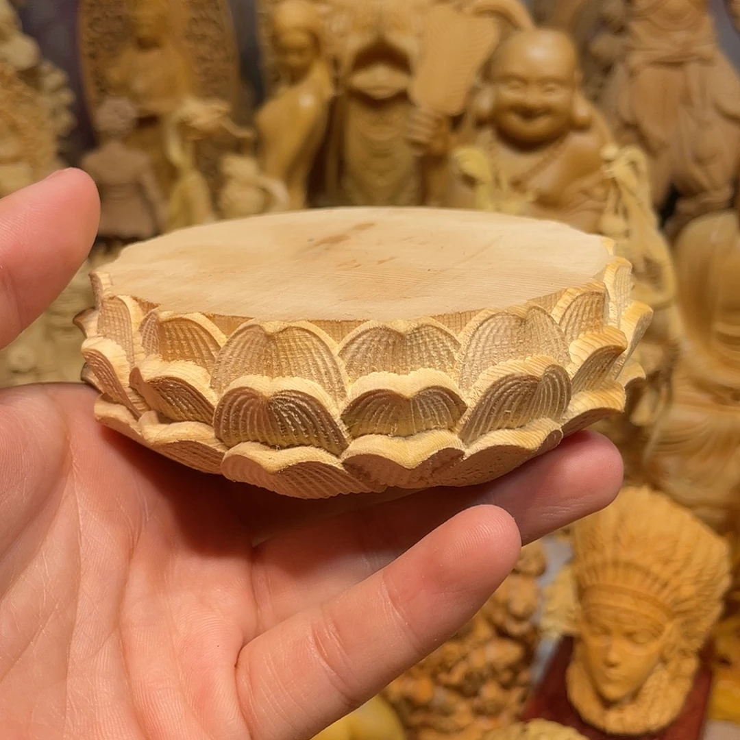 黄杨木瑕疵莲花座