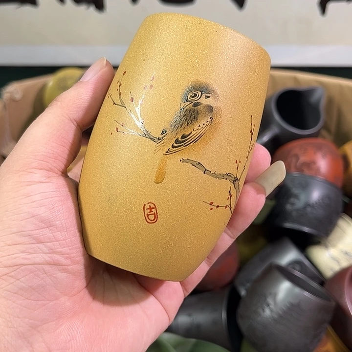 茶杯紫砂全手工紫砂主人杯
