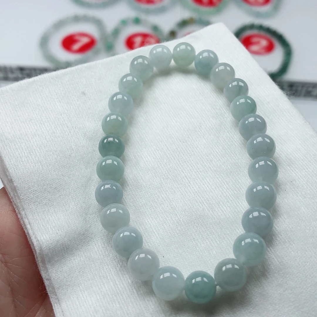 翡翠未镶嵌手链卡7.6（货中）