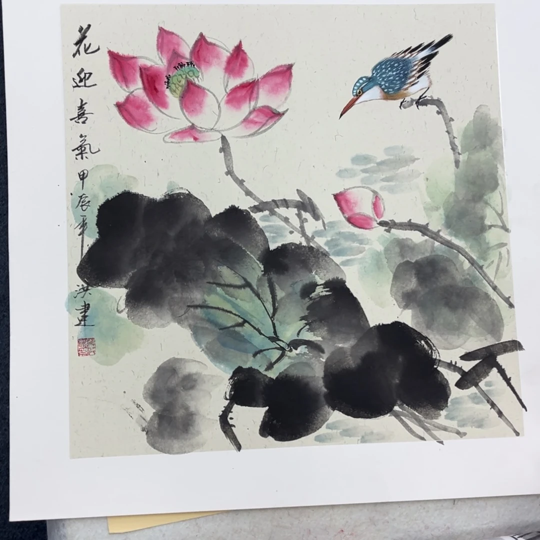 国画手绘画作品和绘画