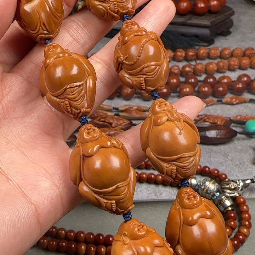 手串/手链橄榄核2.1尺寸大肚弥勒手持