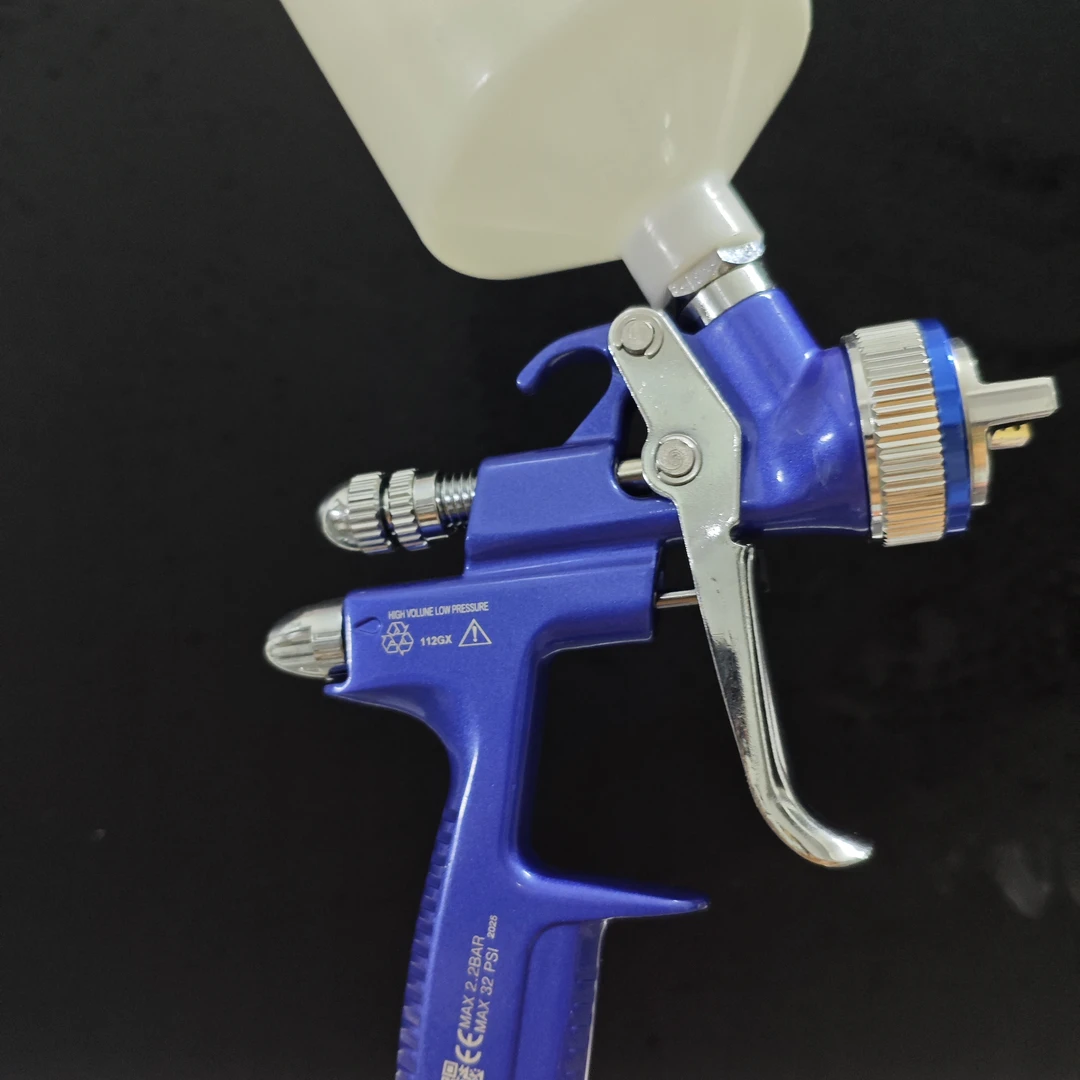 酷沃奇汽车喷涂装用喷漆1.3口径。喷枪蓝色喷漆枪工具小喷枪喷油漆