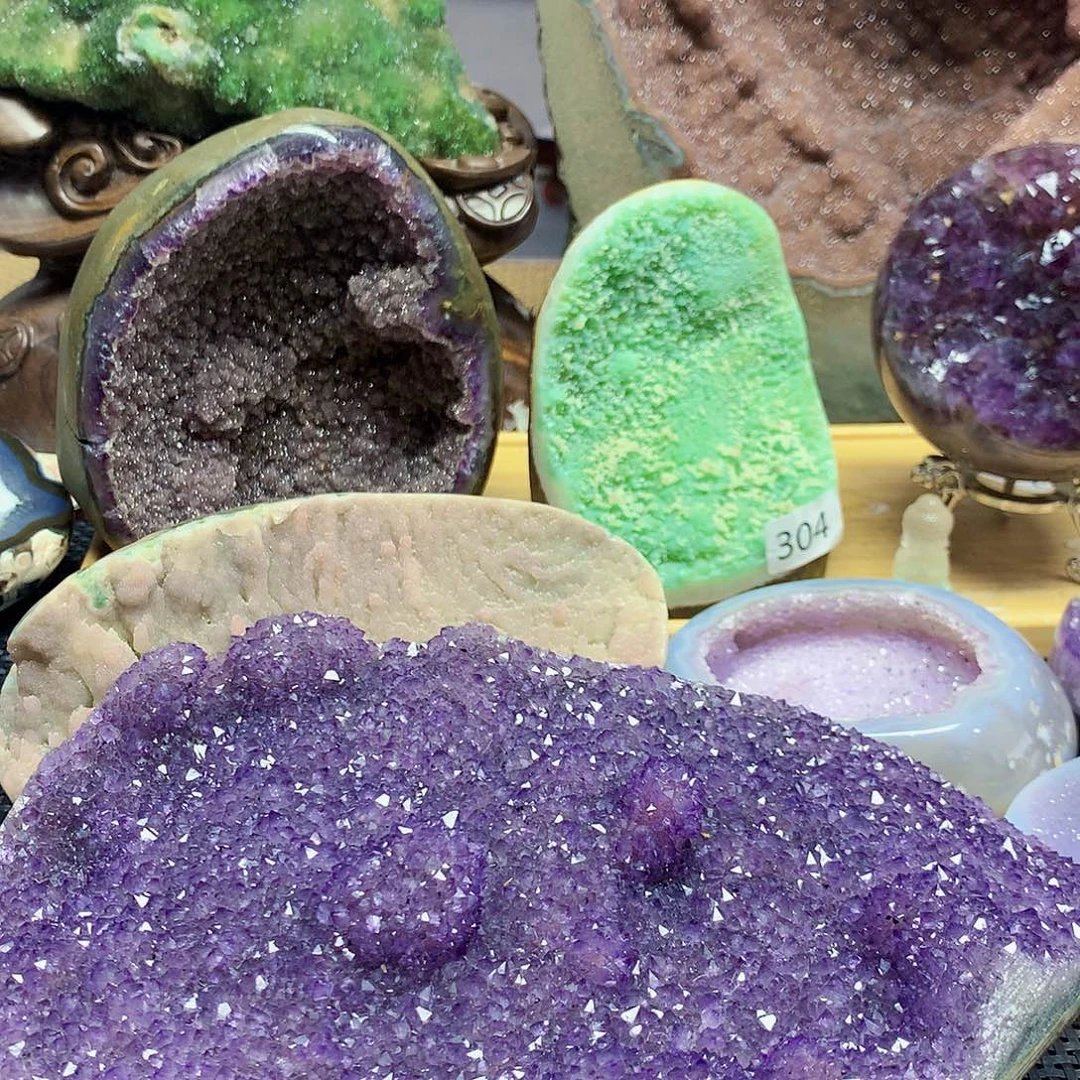 未镶嵌紫晶大型摆件（非配饰）