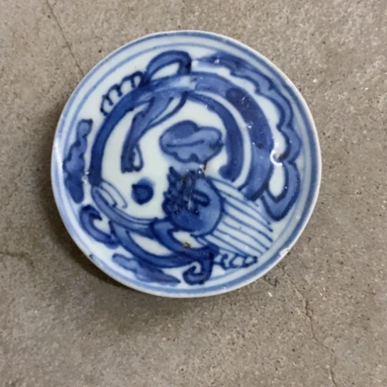 瓷片现代瓷器青花瓷片