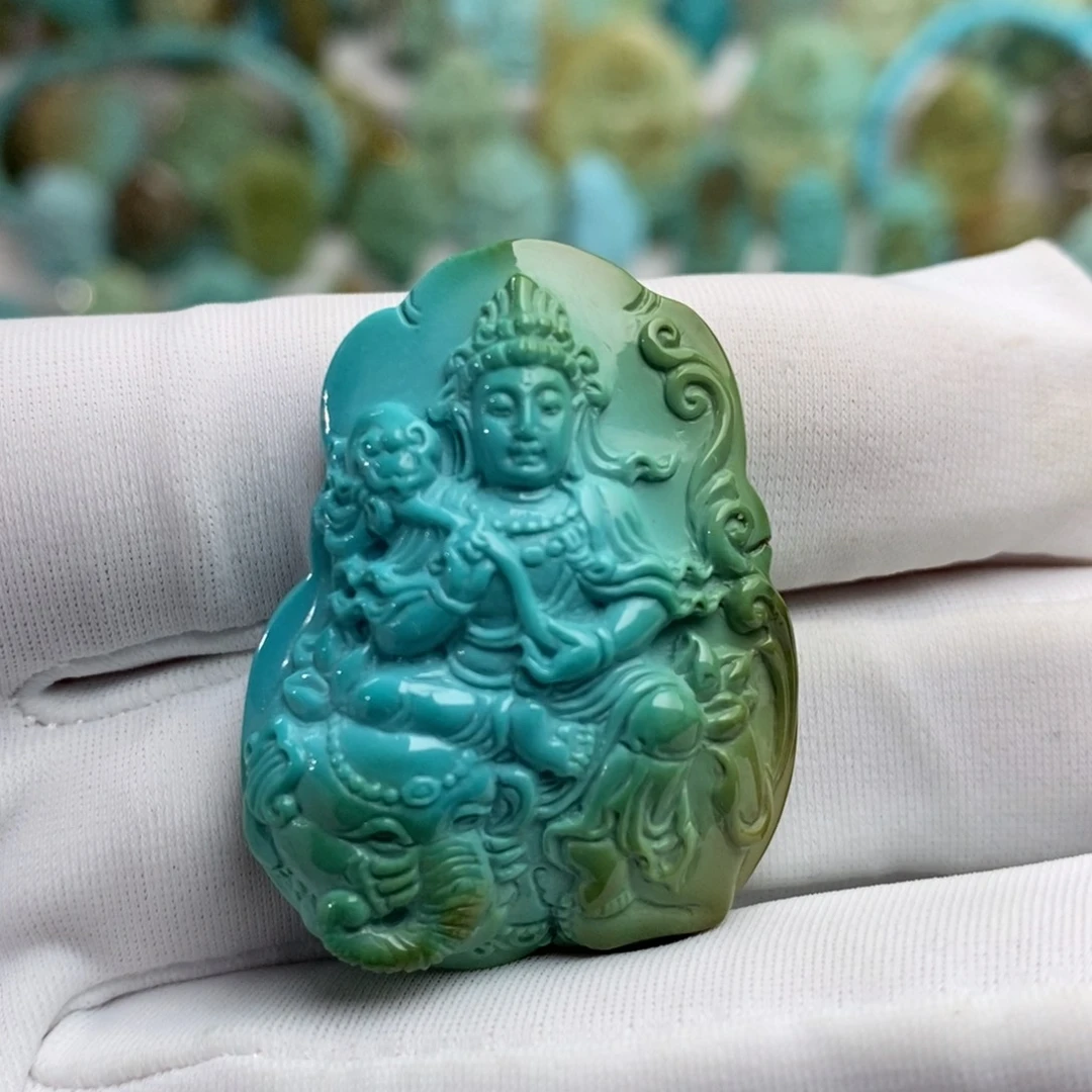 过***恋绿松石未镶嵌绿松石