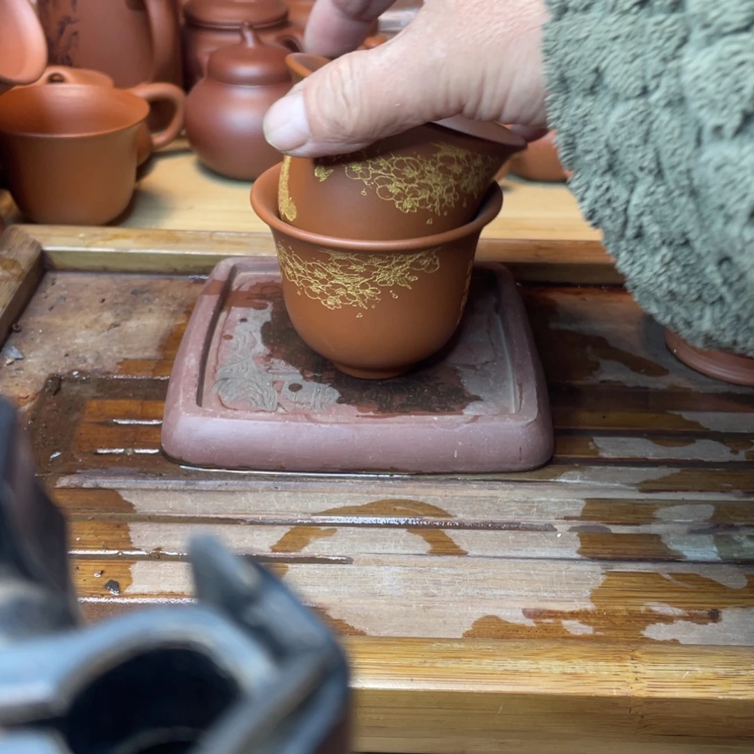 茶壶紫砂原矿赵庄朱泥