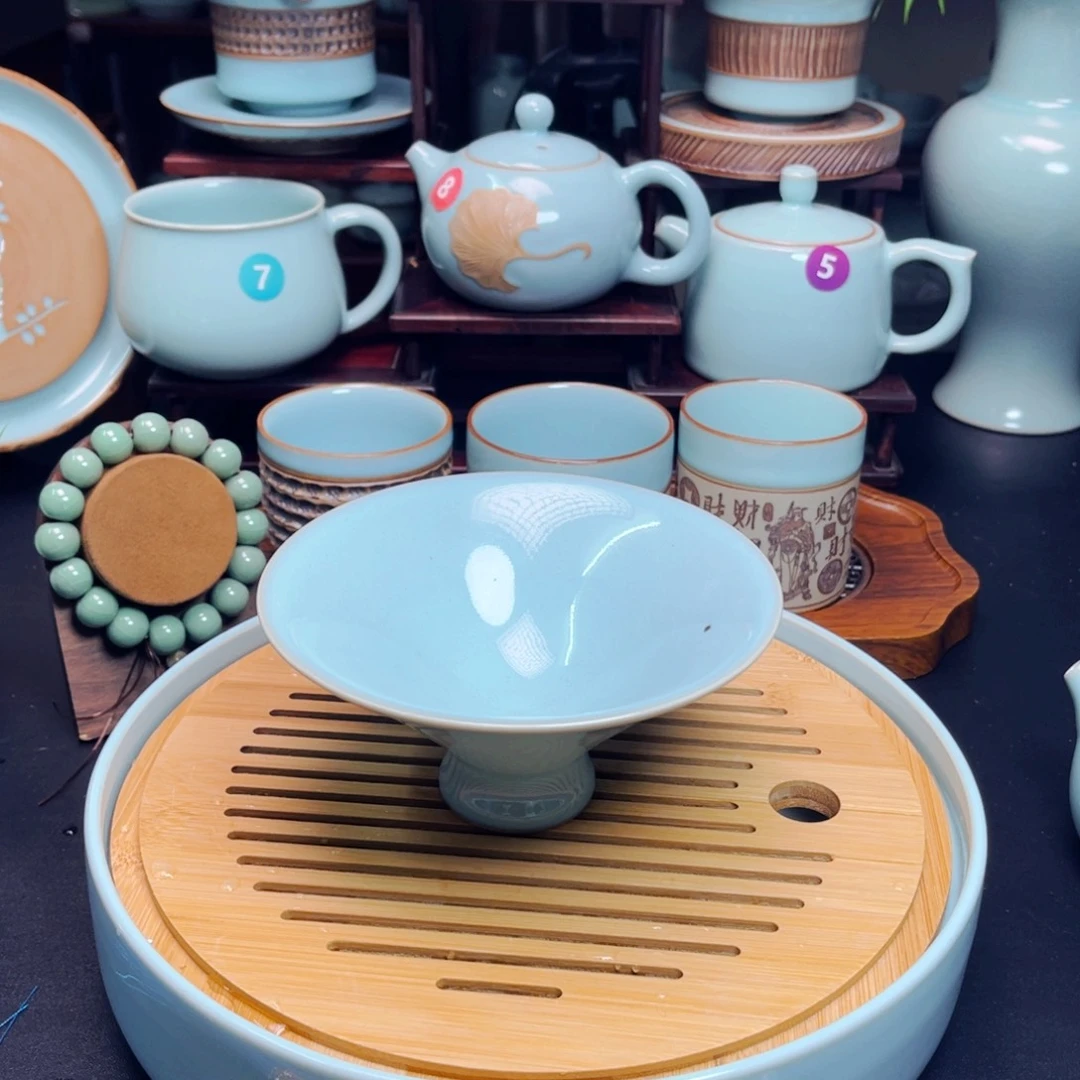 【闪购商品】汝州单壶单壶，杯，壶，盖碗