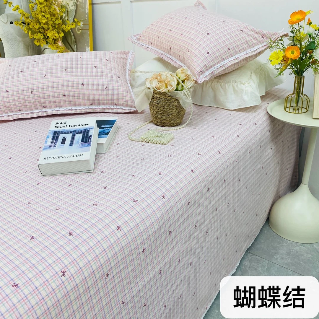 原棉老粗布三件套