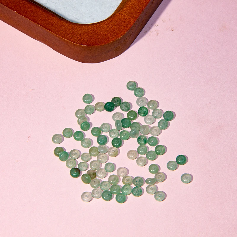 BeadsDance东陵玉叠珠4mm+(80颗一组)多样性发一 编号O1186