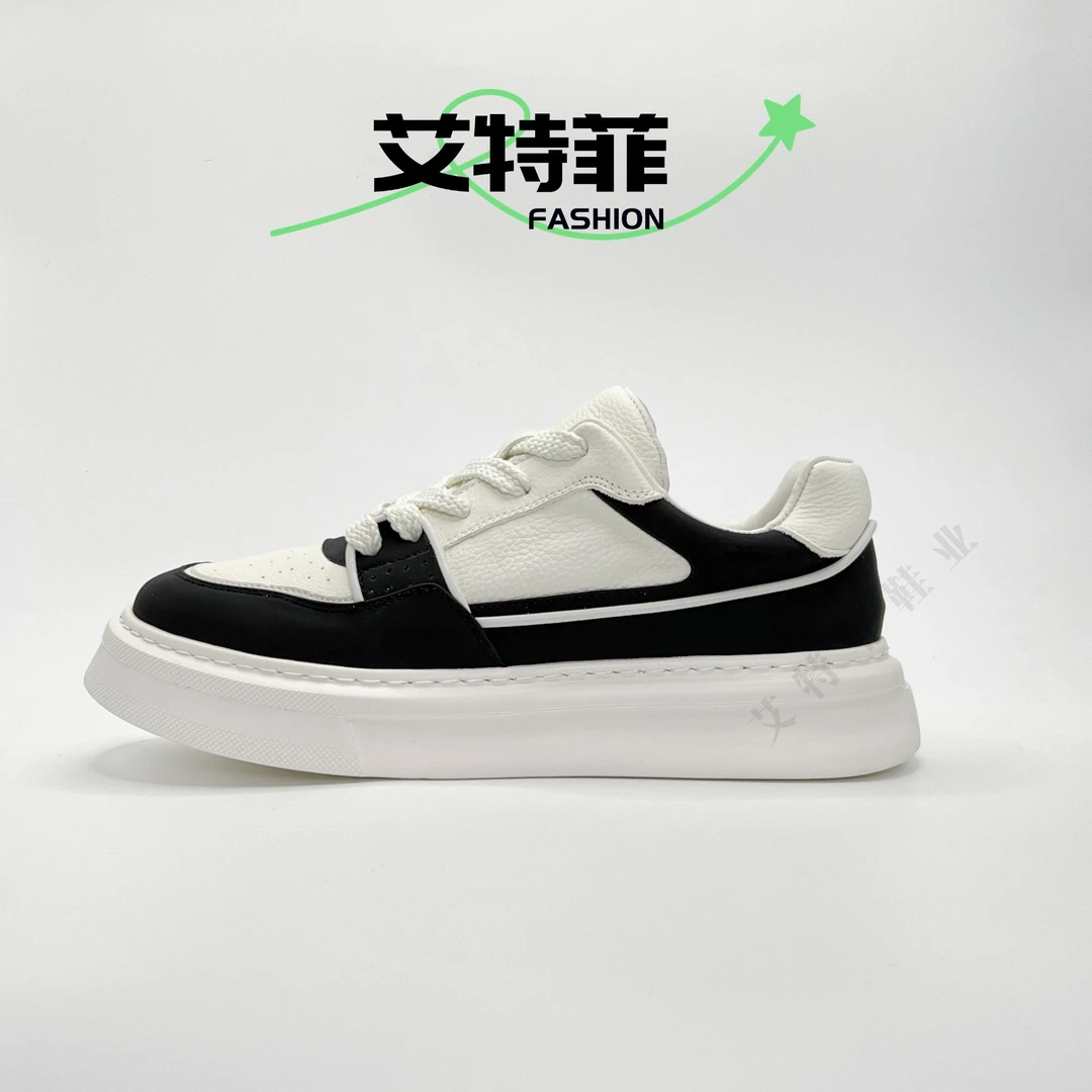 夏季厚底男鞋透气休闲运动时尚百搭轻奢潮鞋低帮小众设计GZF188