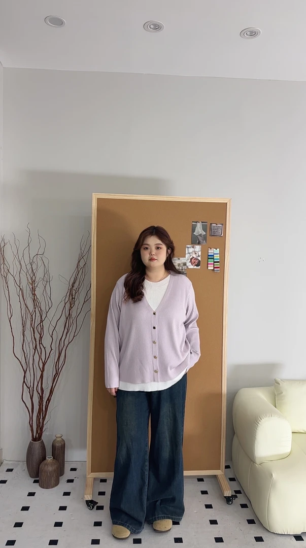 1322【鹿鹿大码】大码遮肚子慵懒风假两件女早春胖妹妹显瘦拼接上衣