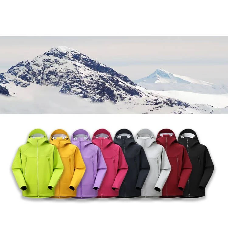 25新款#网纱透气#情侣款舒适连帽软壳外套